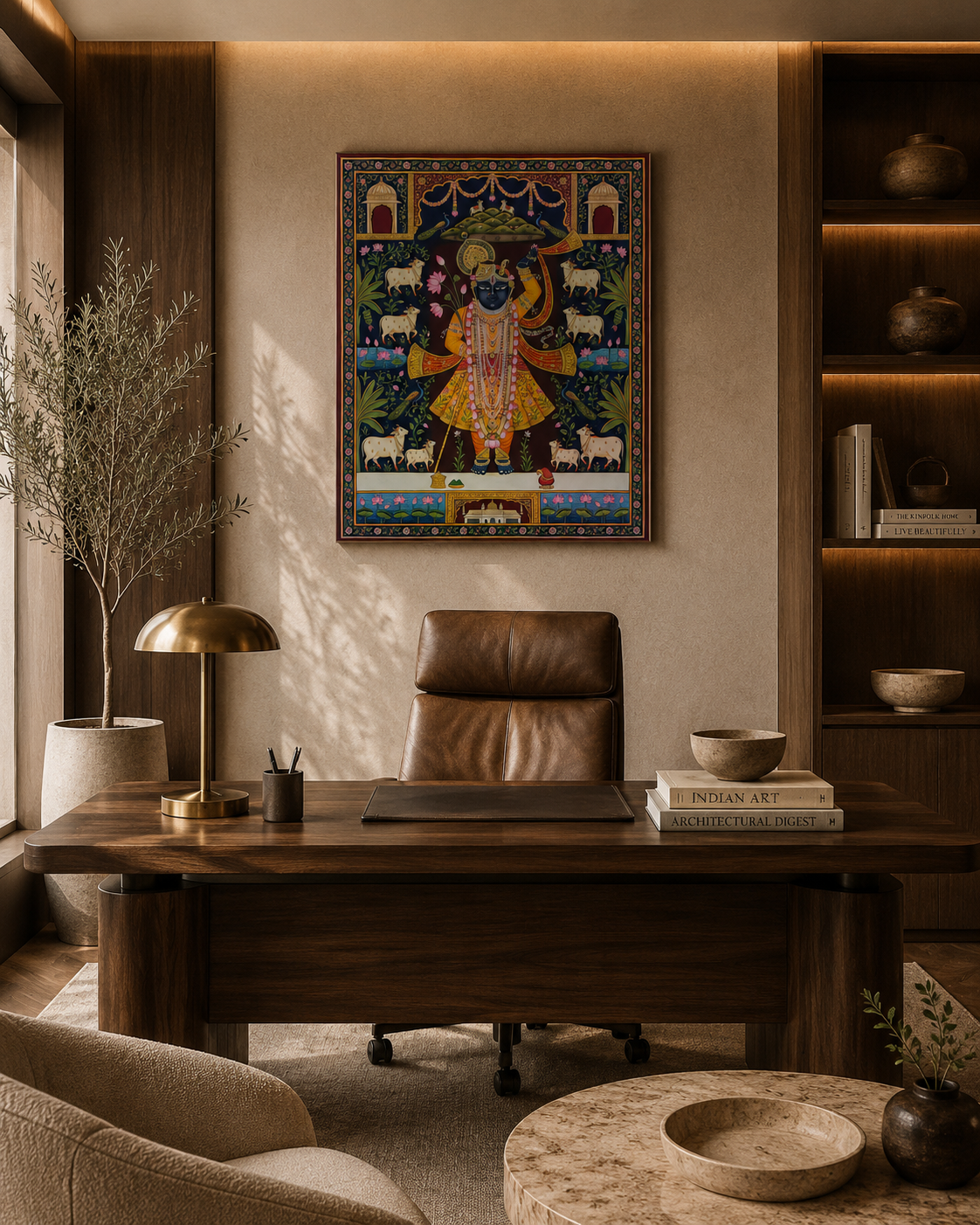 Shrinathji Pichwai Canvas Wall Art