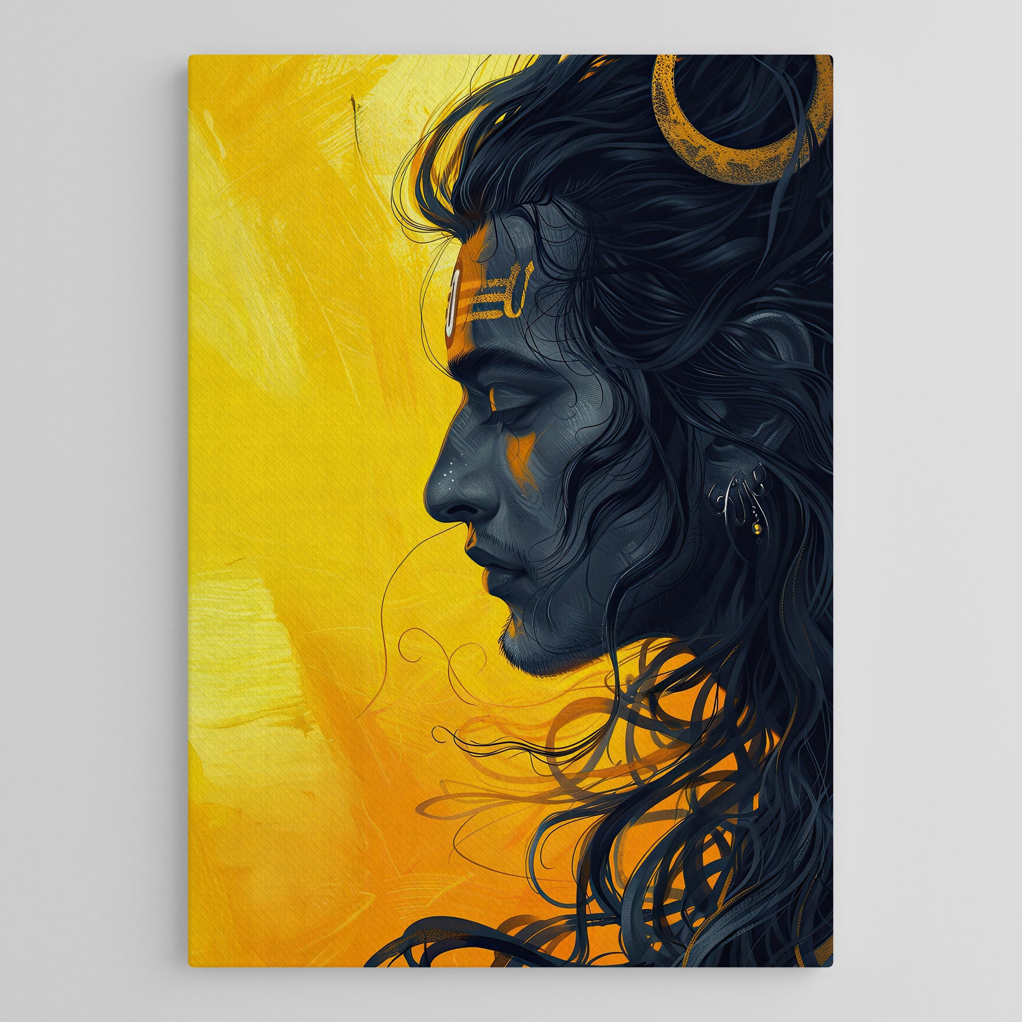 Mahadev Divine Aura Canvas Wall Art