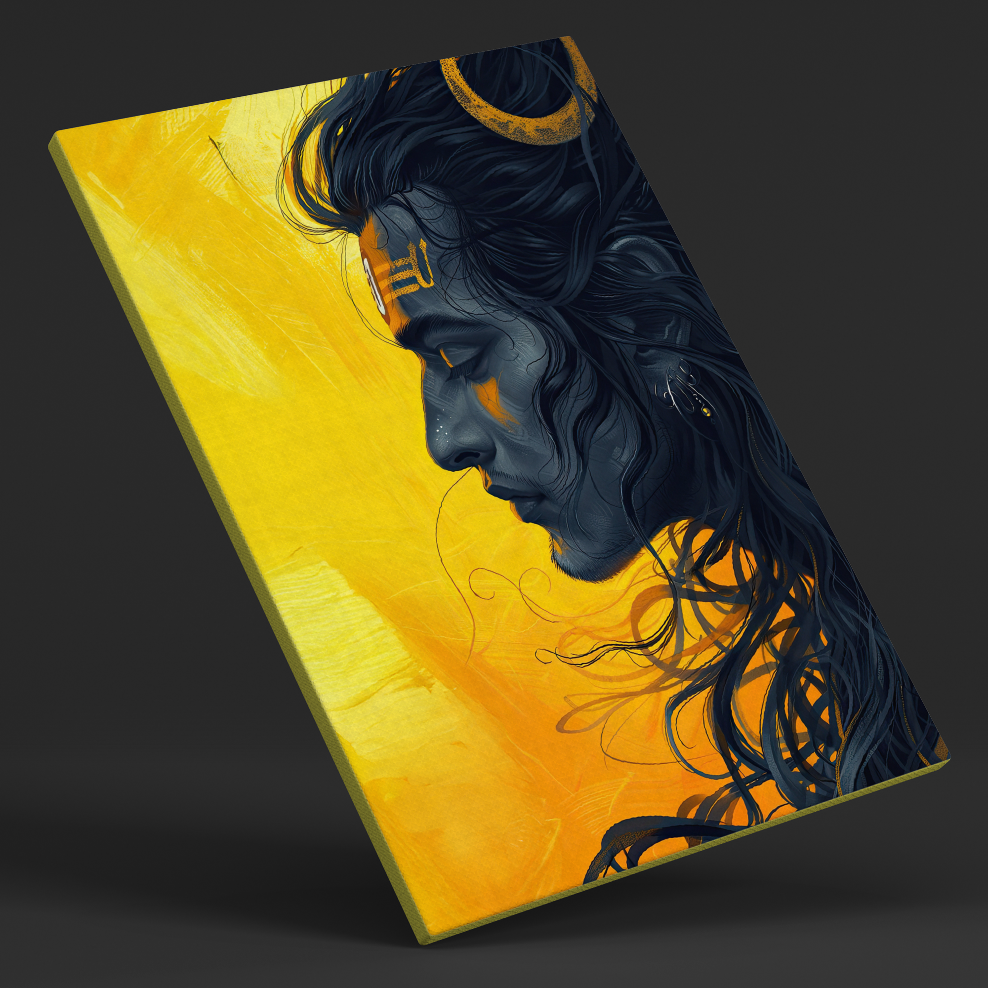 Mahadev Divine Aura Canvas Wall Art