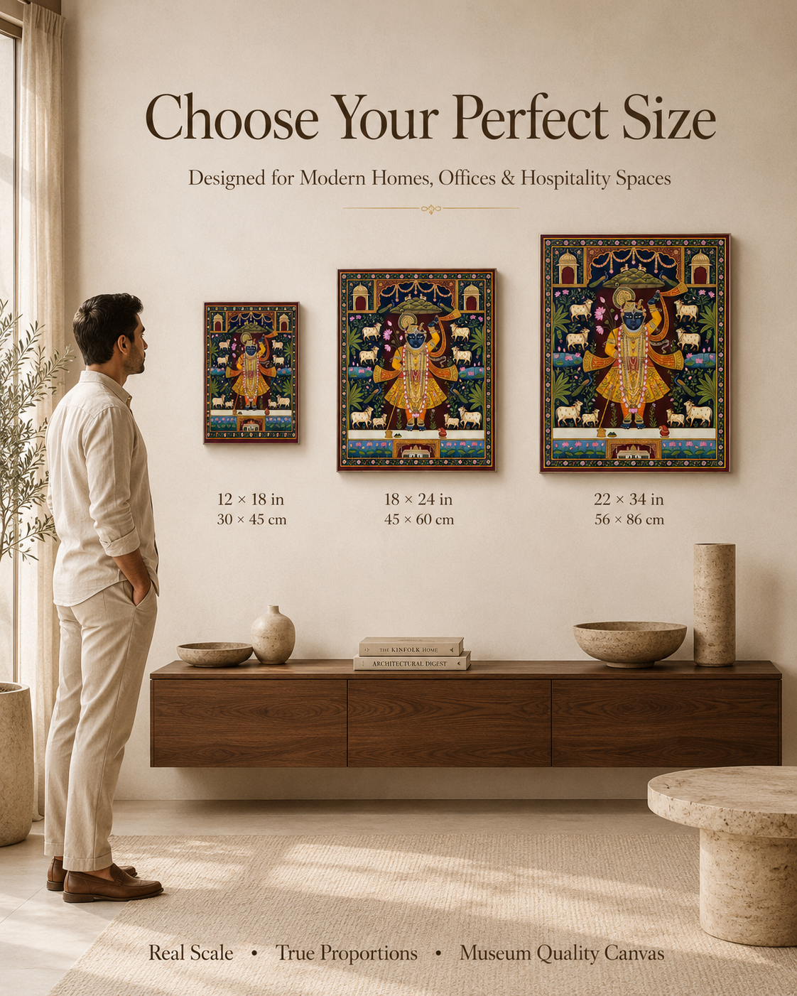 Shrinathji Pichwai Canvas Wall Art