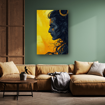 Mahadev Divine Aura Canvas Wall Art