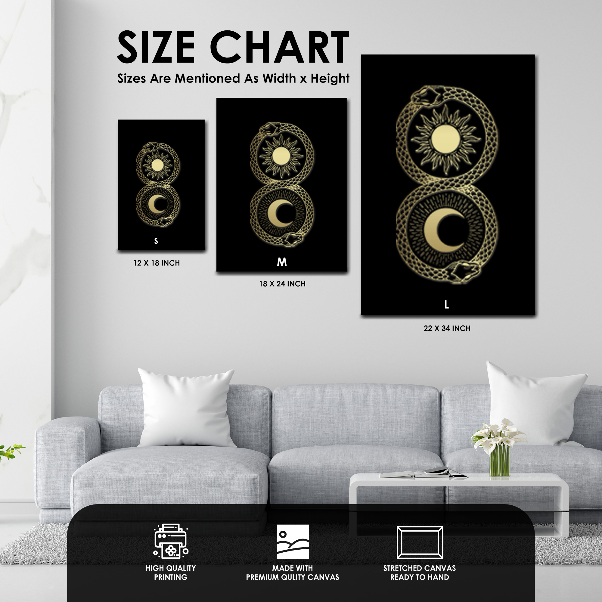 Midnight Stallion Canvas Wall Art | Premium Modern Horse Canvas Print